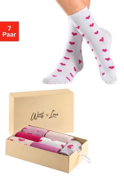 Базовые носки, (коробка, 7 пар)