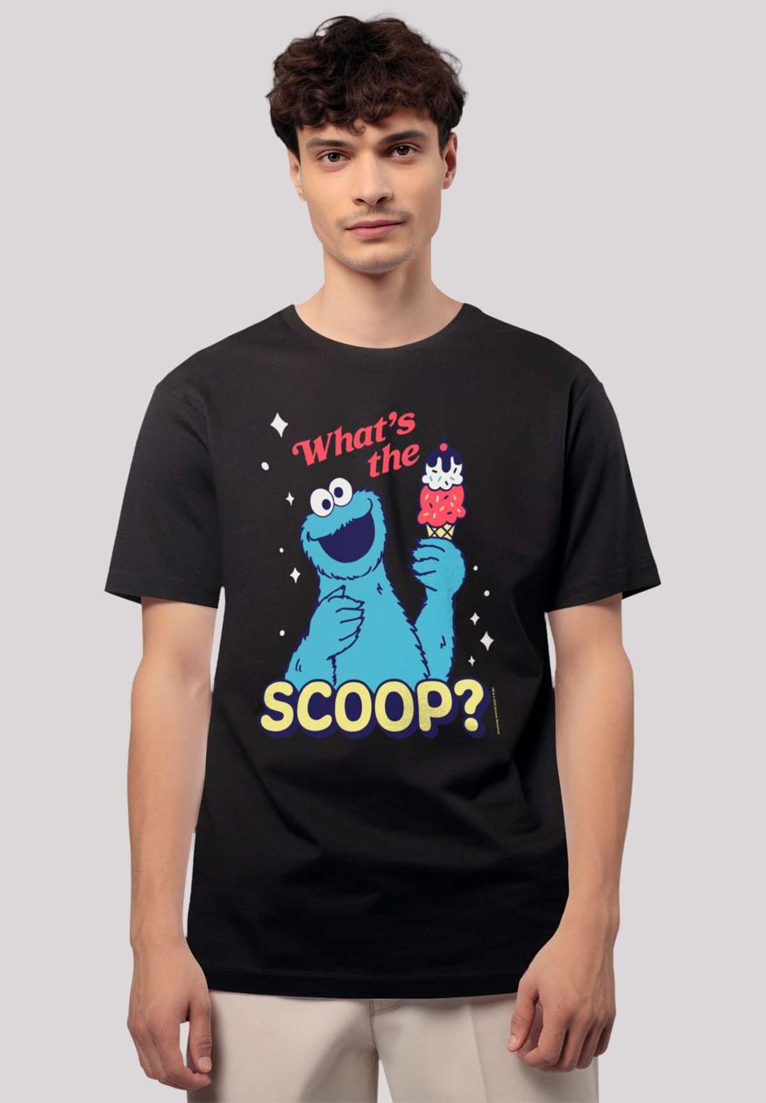 футболка Sesamstraße Cookie Monster Scoop
