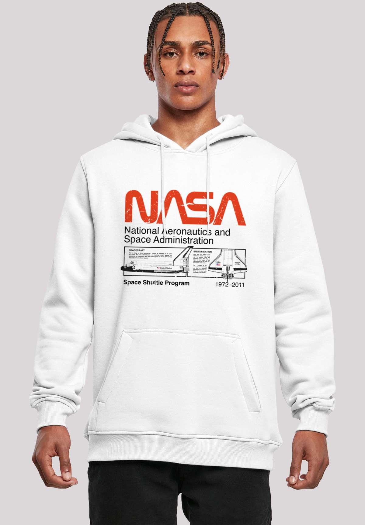 толстовка NASA Classic Space Shuttle White