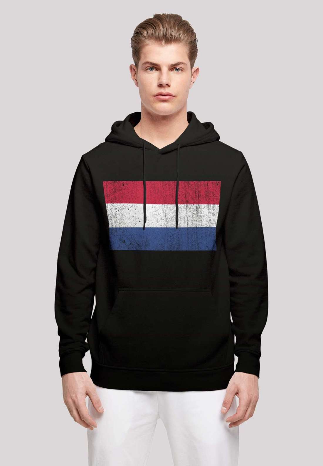 Толстовка с капюшоном Netherlands NIederlande Holland Flagge distressed