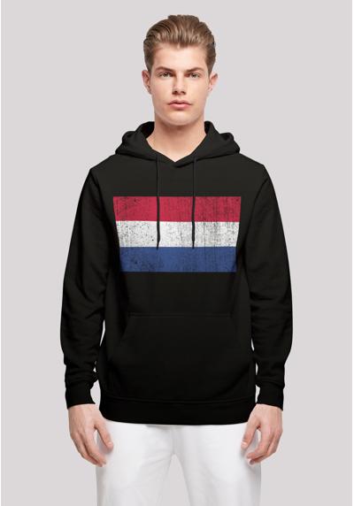Толстовка с капюшоном Netherlands NIederlande Holland Flagge distressed