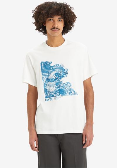 Футболка с принтом «волна спереди» RELAXED FIT TEE