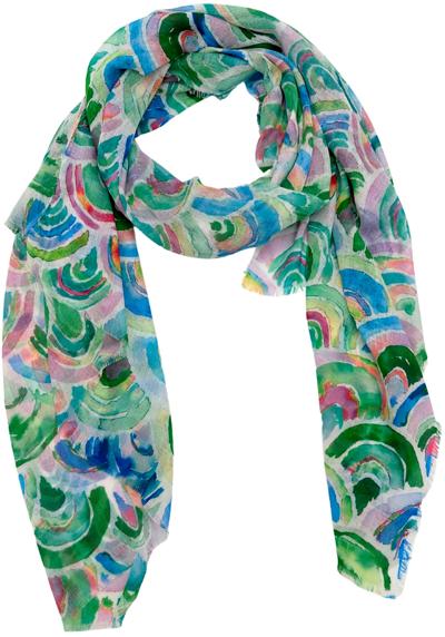 Модный шарф с узором «русалка»