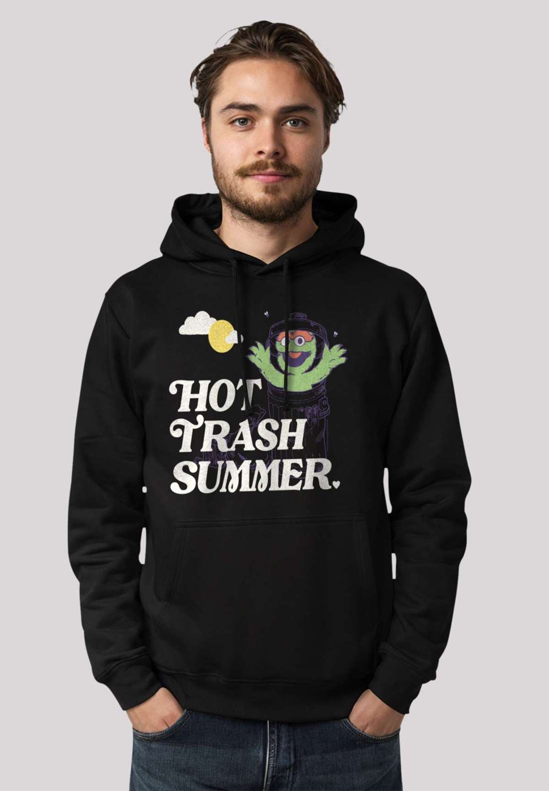 Толстовка с капюшоном Sesamstraße Hot Trash Club