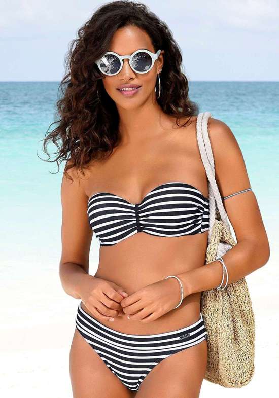 черный -белый-в полоску