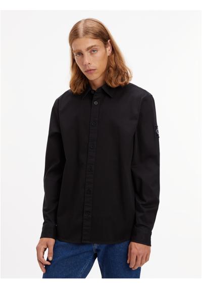 Рубашка с длинным рукавом»MONOLOGO BADGE RELAXED SHIRT«