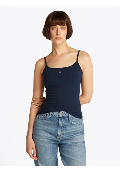 Топ-спагетти с вышитым логотипом TJW ESSENTIAL STRAP TOP EXT