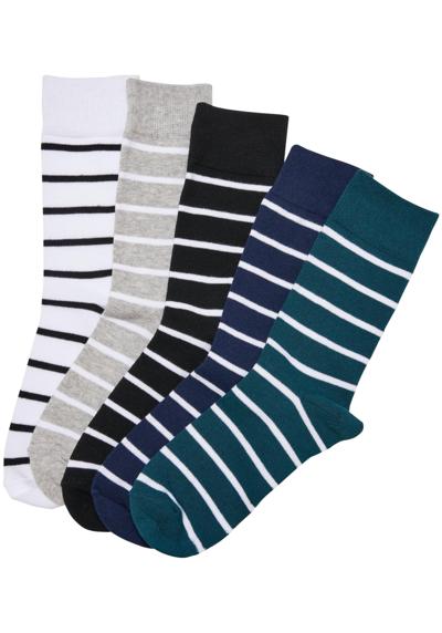 Базовые носки»Urban Classics Unisex Small Stripes Socks 5-Pack«