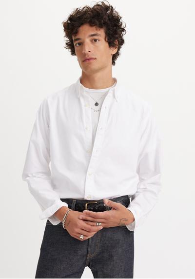 Рубашка с длинными рукавами и вышивкой логотипа в тон на груди.