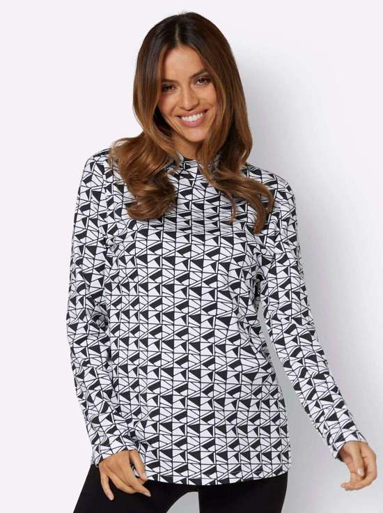 черный -белый-с рисунком