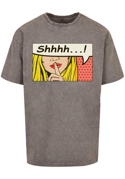 футболка Herren Silent Sign Comic Acid Washed Oversized Tee