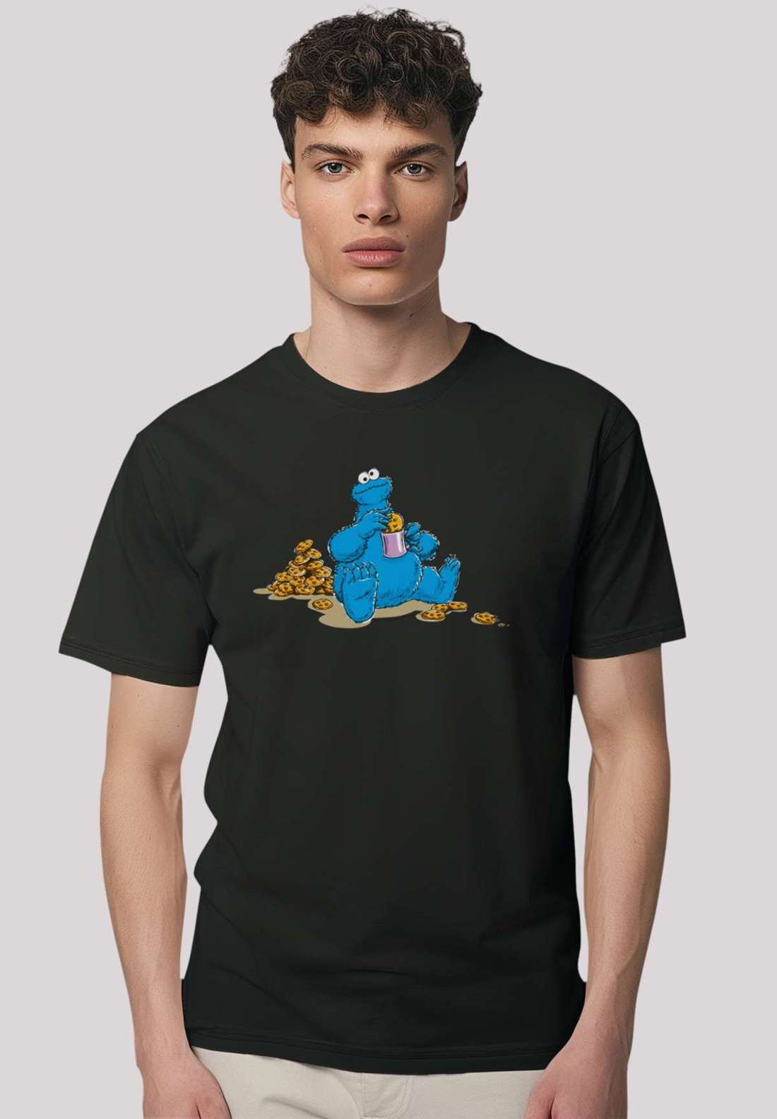 футболка Sesamstraße Cookie Monster Coockietime