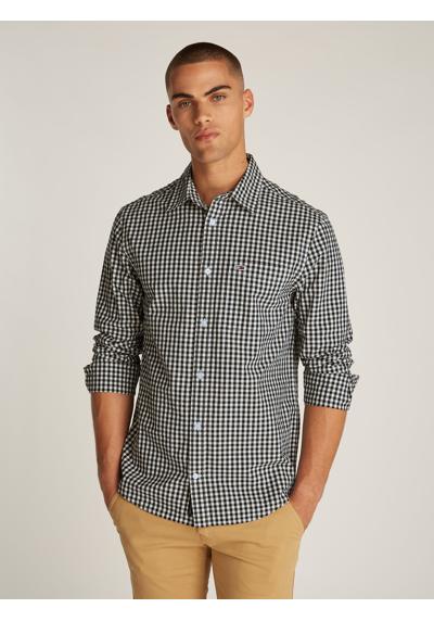 Клетчатая рубашка с клетчатым узором TJM POPLIN CHECK SHIRT