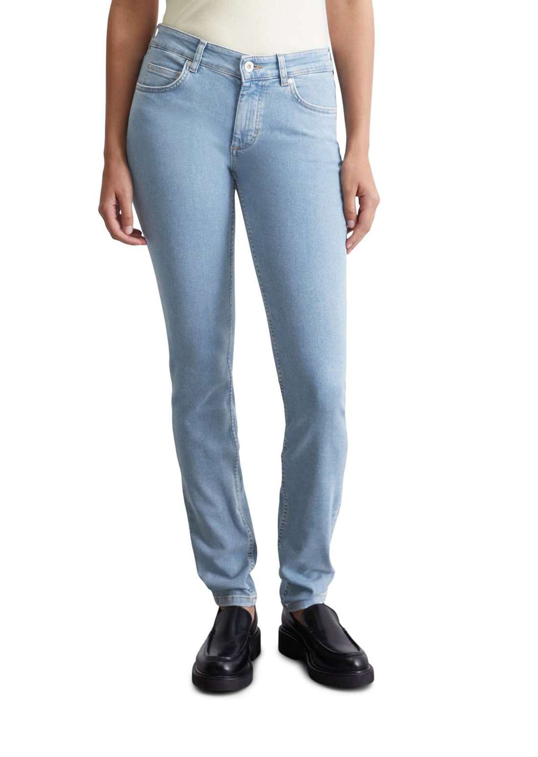 Джинсы узкого кроя aus Organic-Cotton-Stretch