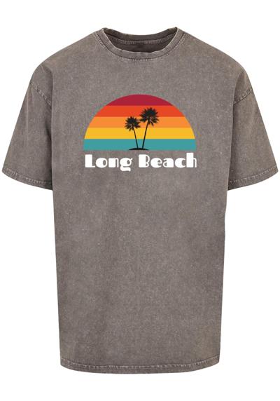 футболка Herren Long Beach X Acid Washed Heavy Oversize Tee