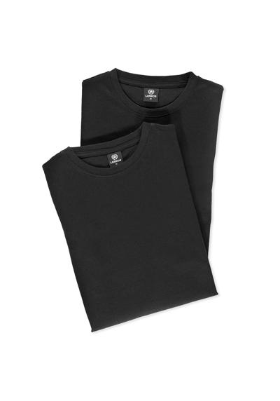 футболка LERROS Rundhals Doppelpack T-Shirt in Premium Baumwollqualität
