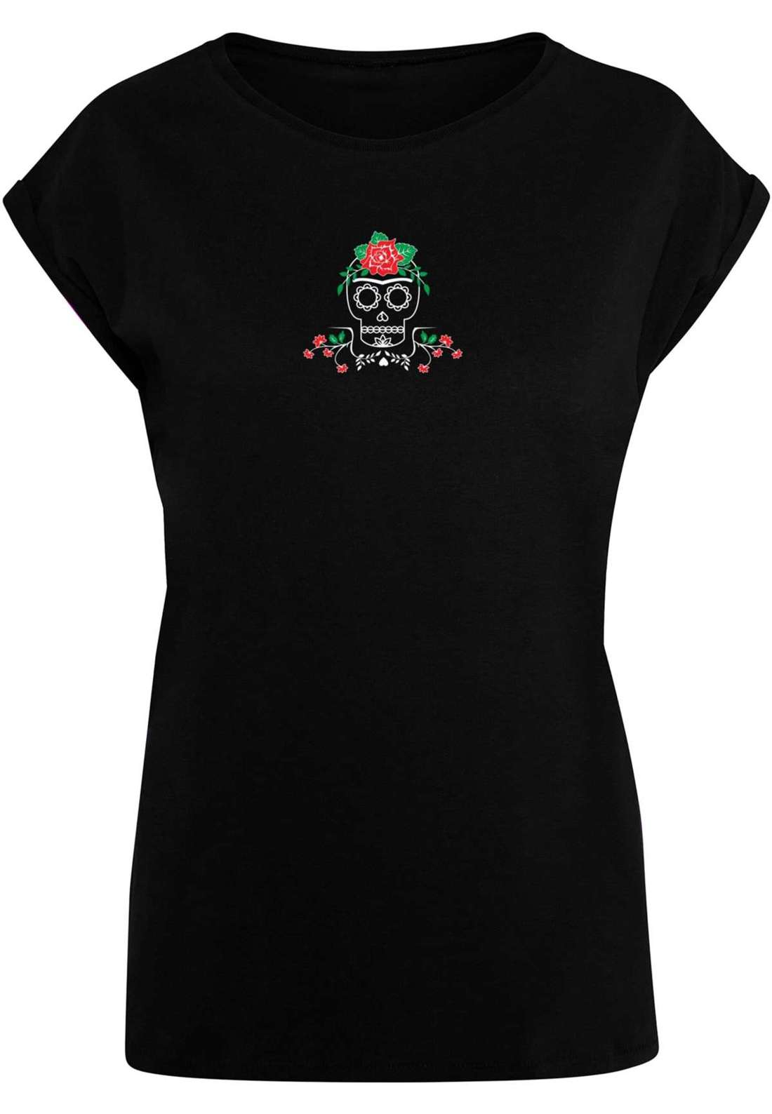 футболка Damen Ladies Frida Kahlo - Death Extended Shoulder Tee