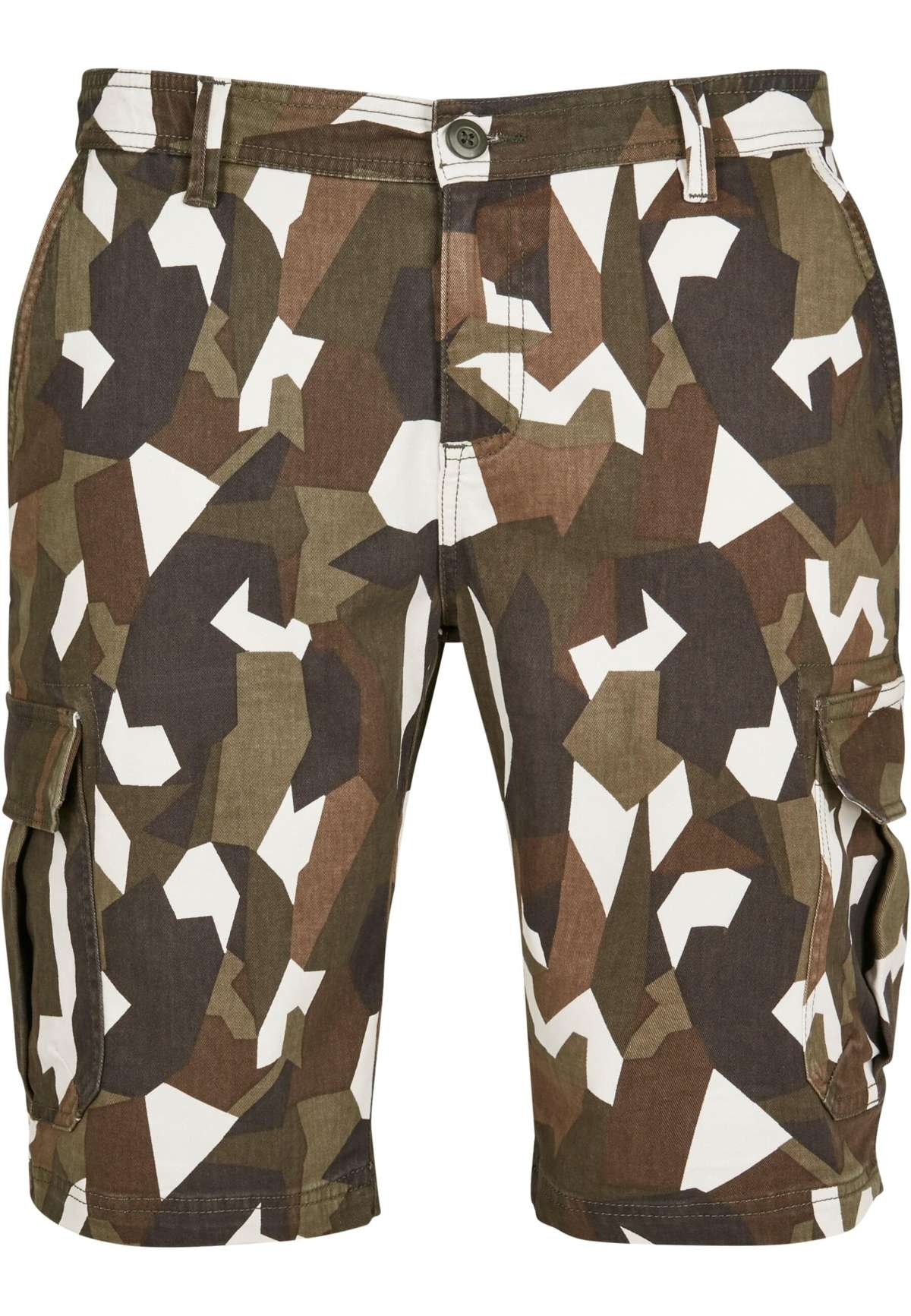 Тканевые брюки Urban Classics Herren Geometric Camo Stretch Twill Cargo Shorts