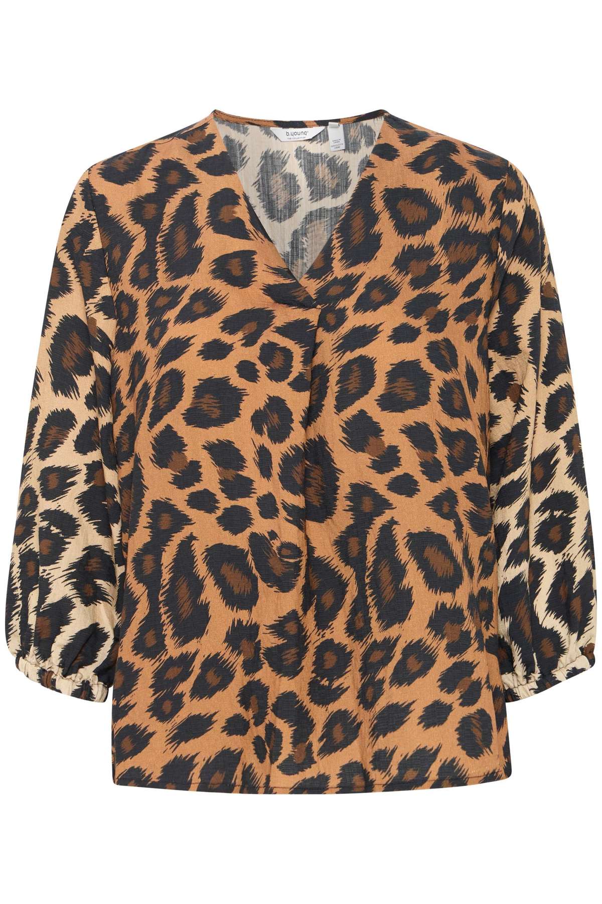 Блузка с короткими рукавами Kurzarmbluse BYHINVA LEOPARD BLOUSE -