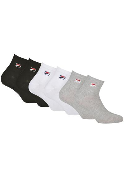 Носки короткие (6 пар в упаковке), носки-кеды с вышивкой логотипа.