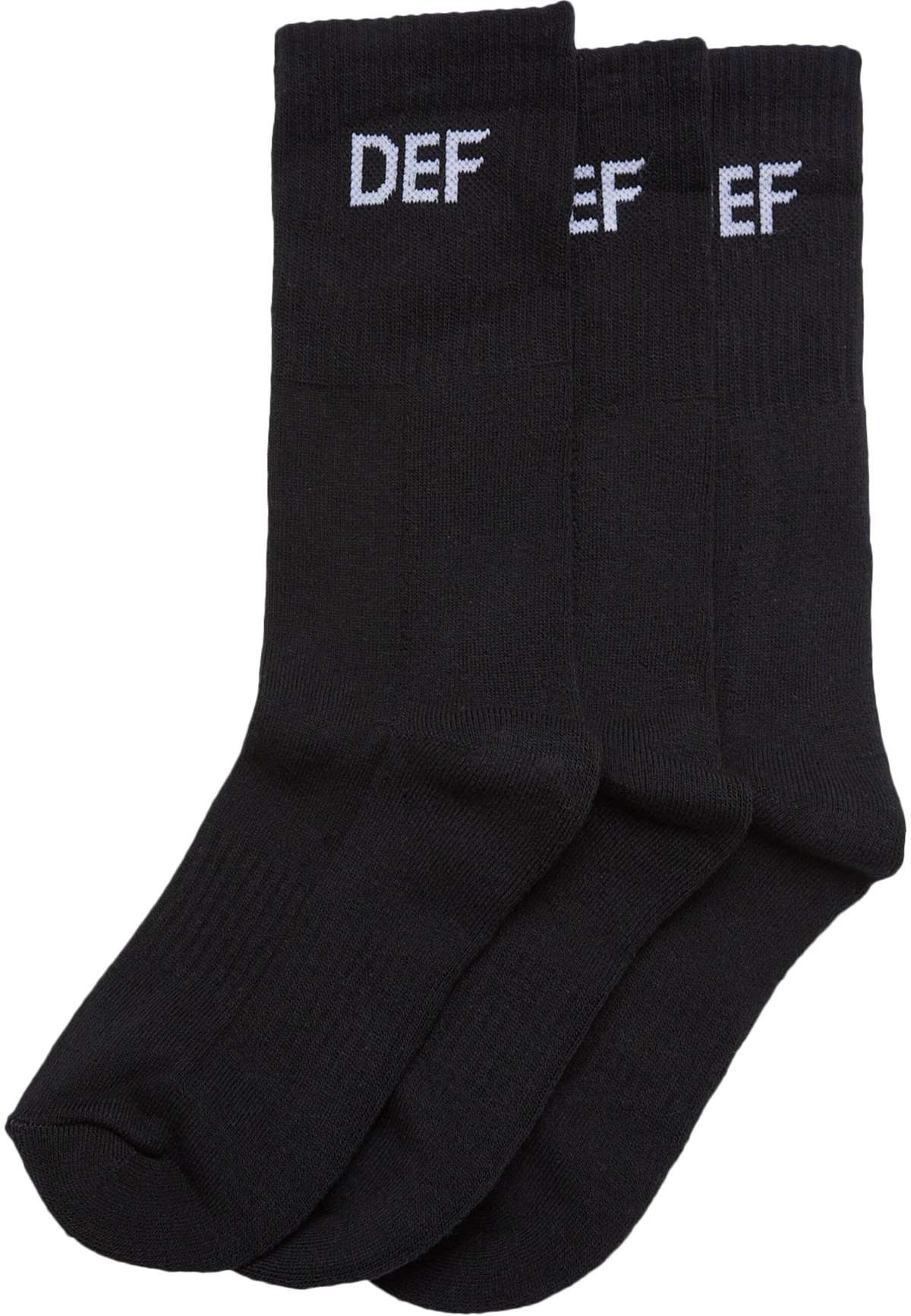 Базовые носки Damen  3-Pack Socks Black