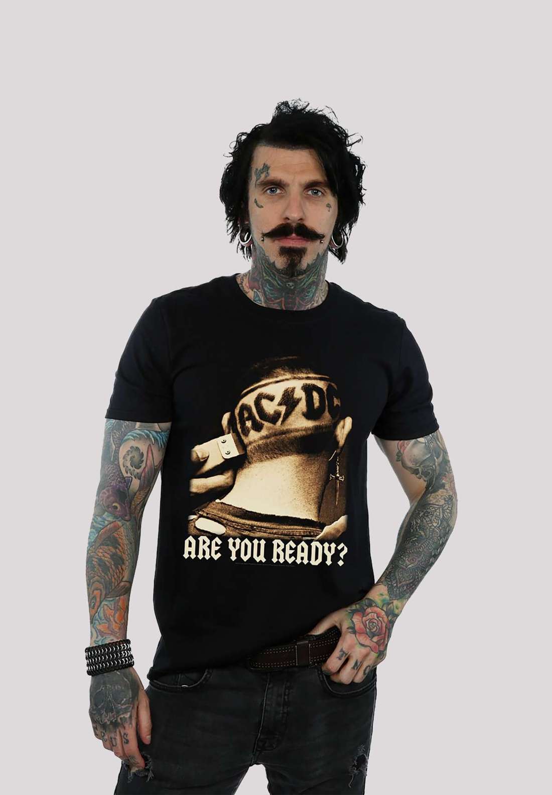 футболка ACDC Are You Ready Hair Shave für Kinder & Herren