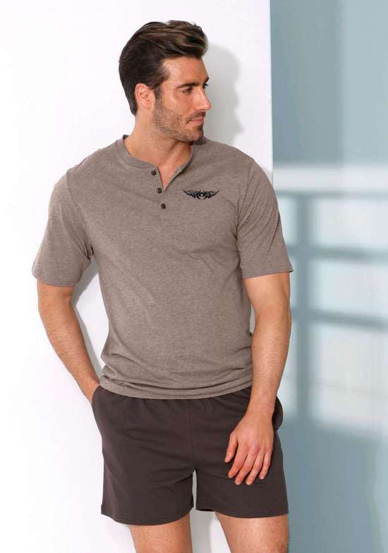 коричневый-Меланж-темно-коричневый