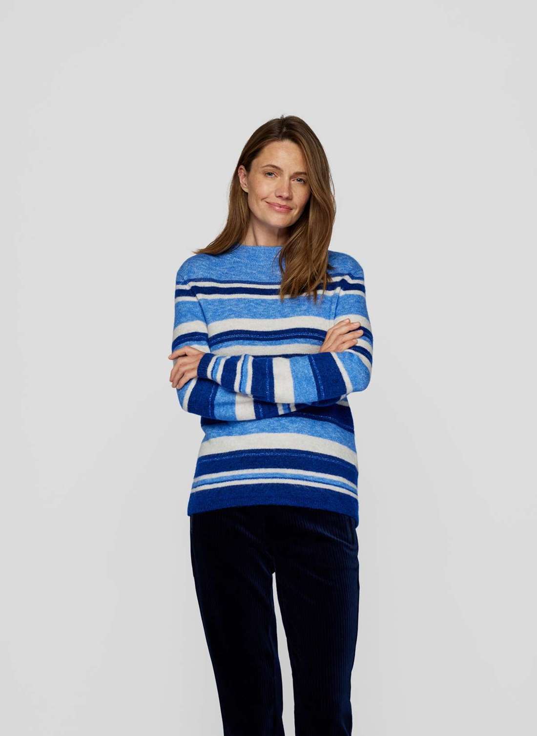 Вязаный свитер Pullover mit Ringel-Muster – Klassisch und Gemütlich