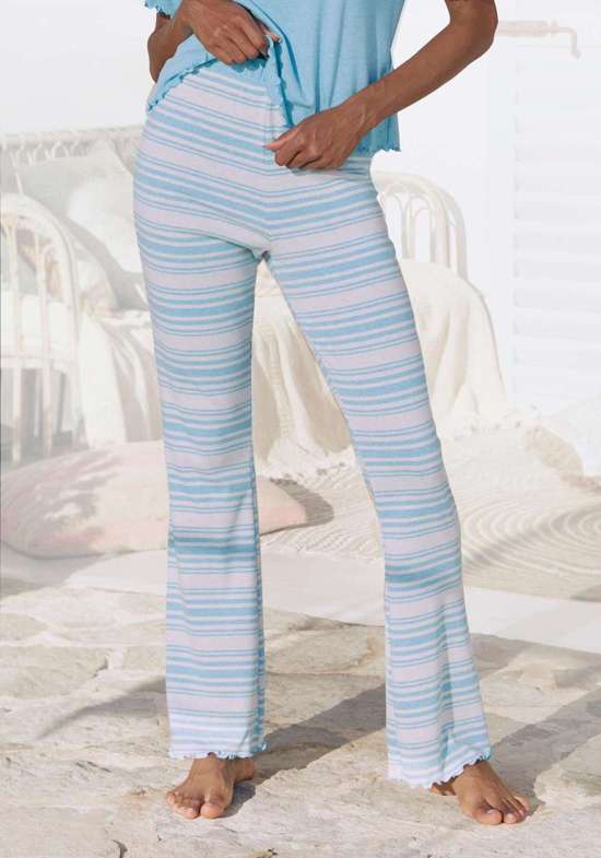 бирюзовый в полоску