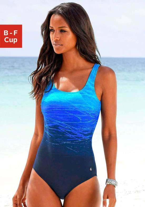 синий с рисунком