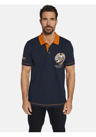 Рубашка-поло с тремя нашивками Poloshirt RANDO