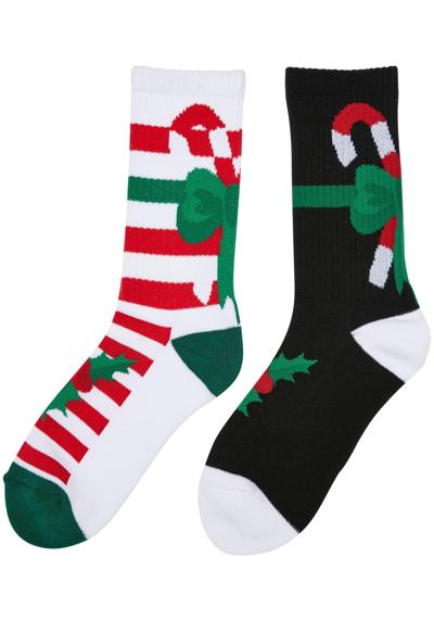 Базовые носки Urban Classics Unisex Fancy X-Mas Candy Socks 2-Pack