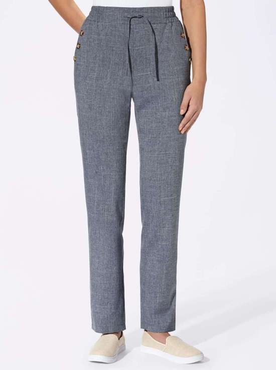 синий джинсовый