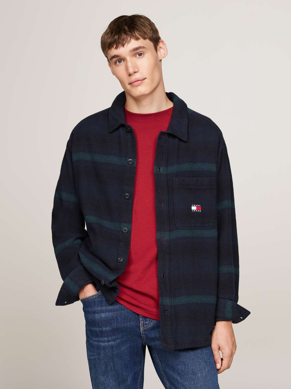 Куртка-рубашка TJM BADGE CHECK OVERSHIRT