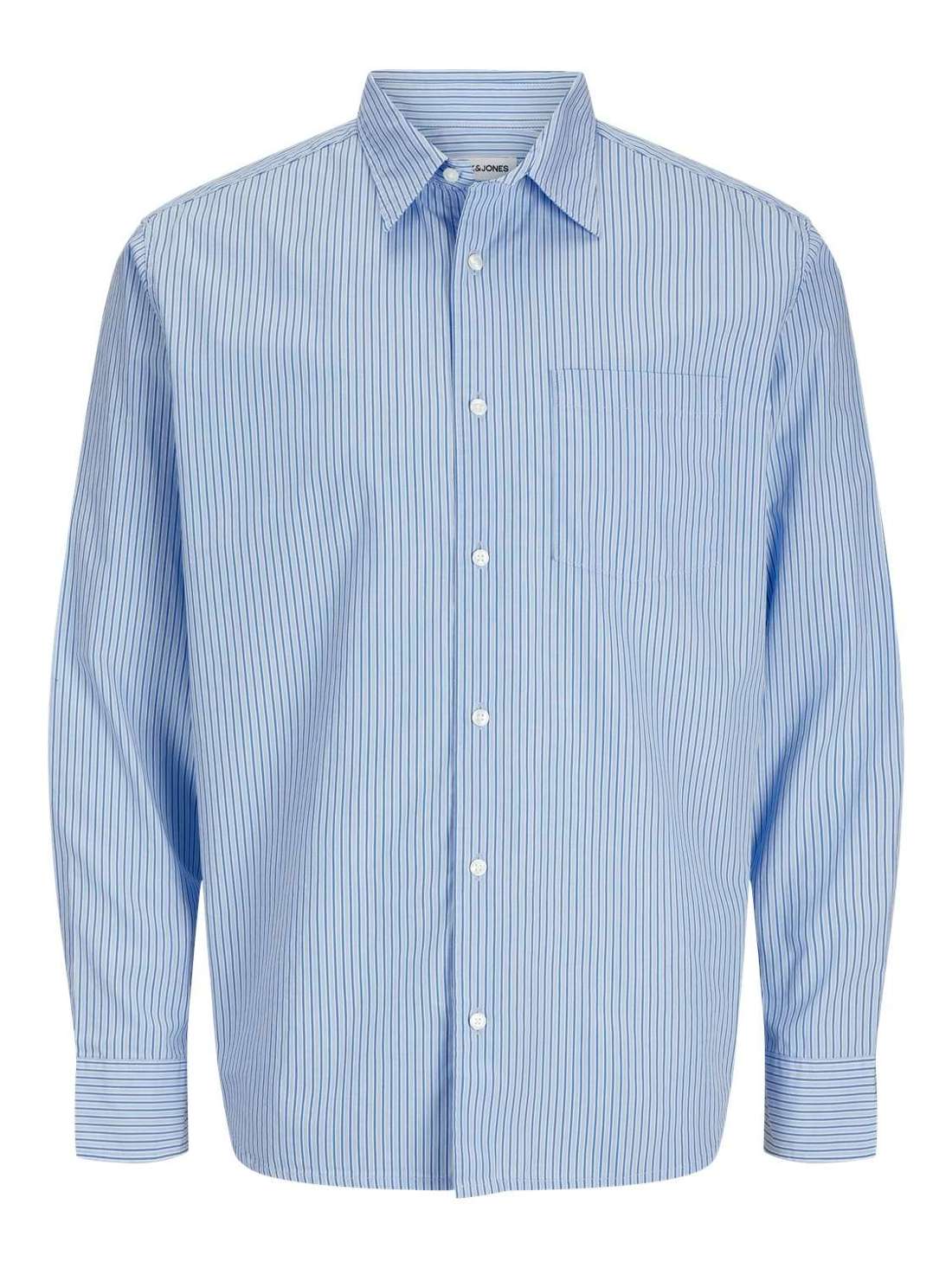 Рубашка с длинным рукавом и узором в полоску JJECODY POPLIN SHIRT LS SN