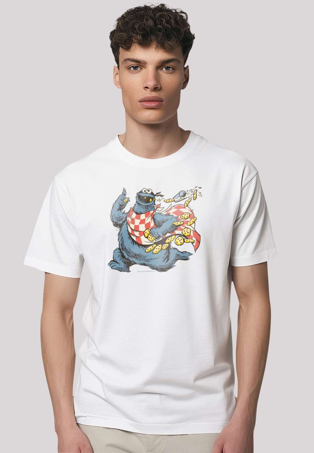 футболка Sesamstraße Cookie Monster Thief