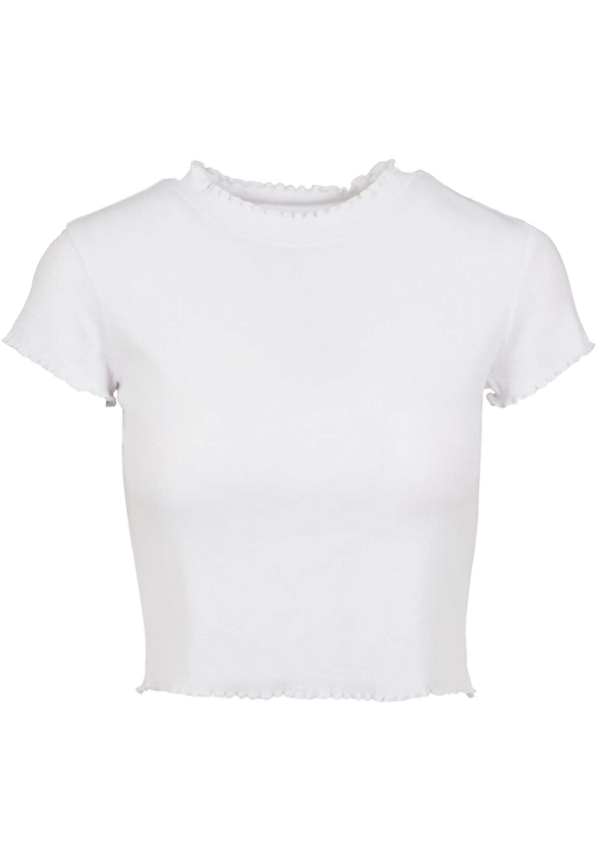 футболка Urban Classics Damen Ladies Cropped Rib Tee