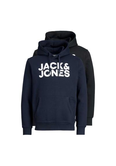 толстовка Sweatshirt JJECORP LOGO SWEAT HOOD 2er Pack