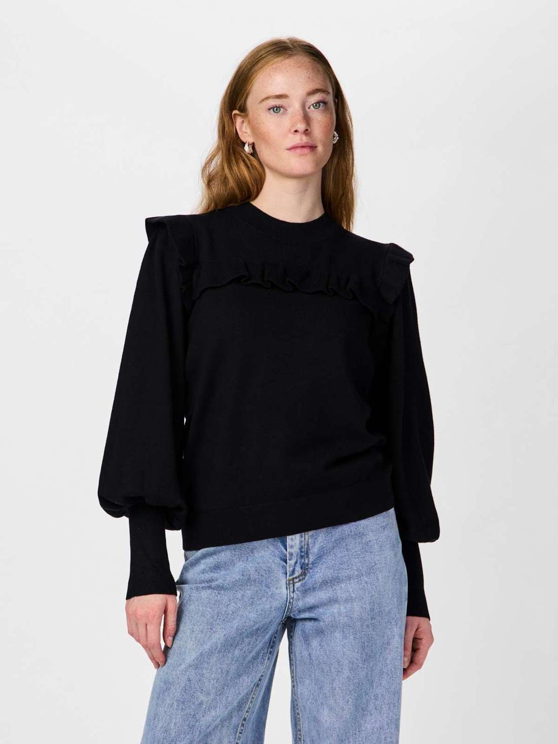 Свитер с воротником-стойкой YASJUM LS KNIT PULLOVER S. NOOS