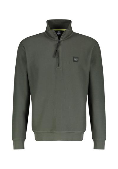 толстовка LERROS Troyer-Sweatshirt in Strukturqualität