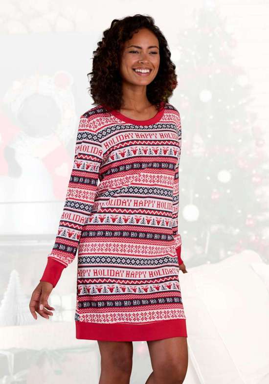 красный узорчатый