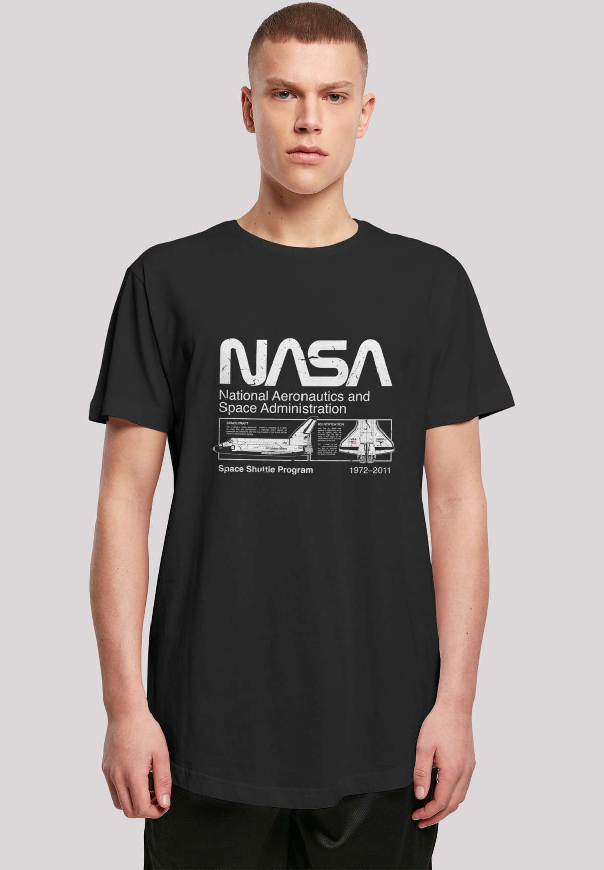 футболка NASA Classic Space Shuttle Black