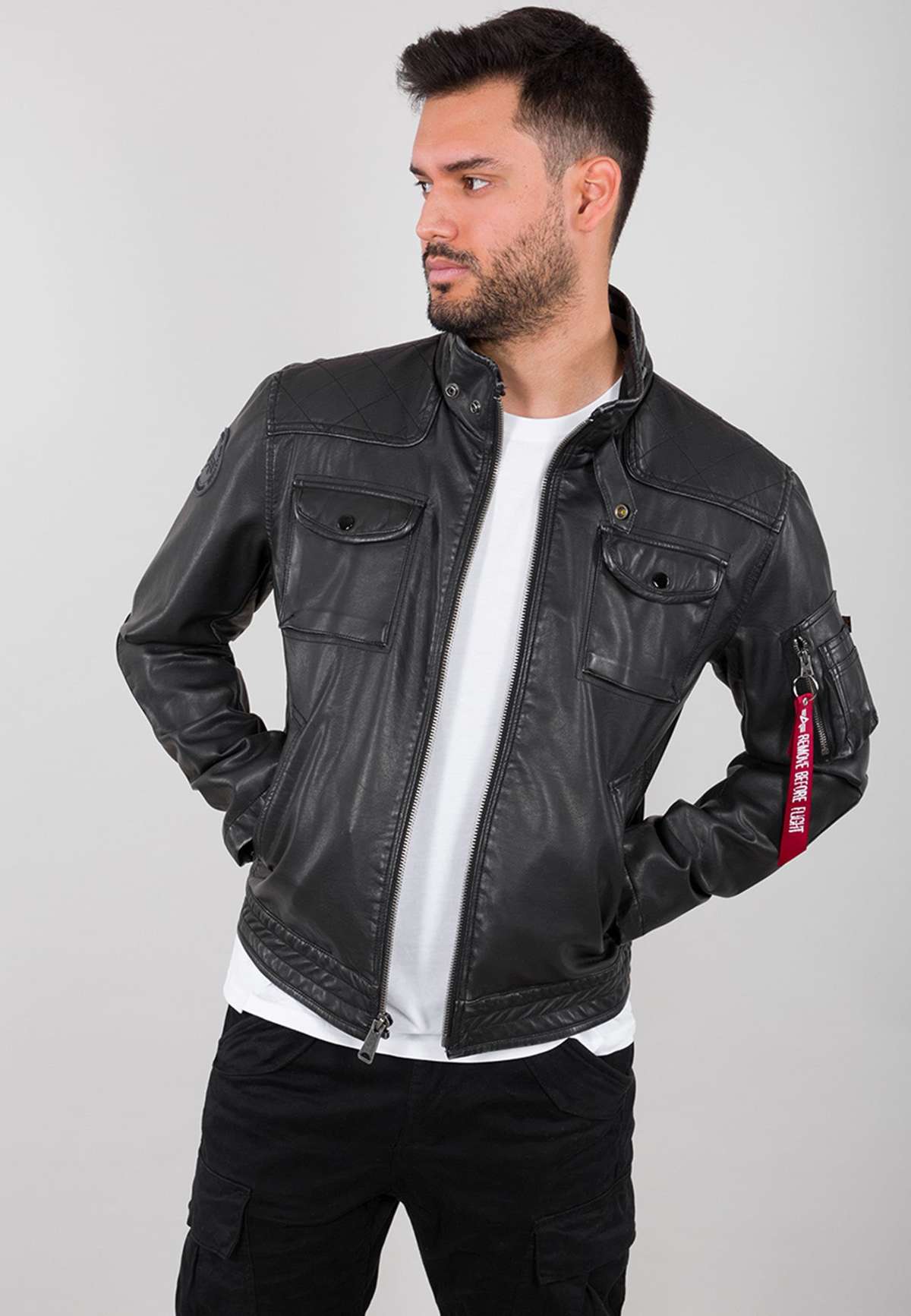 Кожаная куртка»Men - Leather & Vegan Jackets Air Racer«