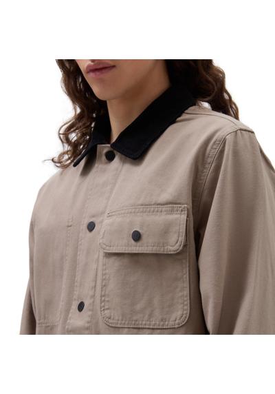 Куртка-рубашка с фирменной этикеткой