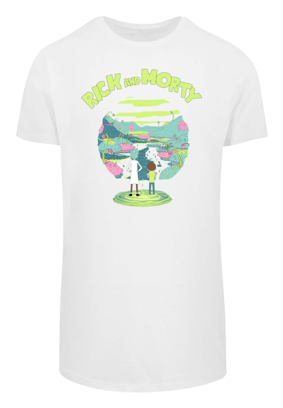 Рубашка с коротким рукавом»Herren Rick and Morty with Shaped Long Tee«