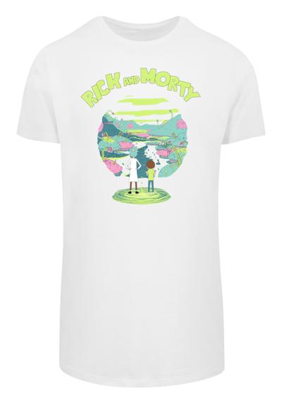 Рубашка с коротким рукавом»Herren Rick and Morty with Shaped Long Tee«