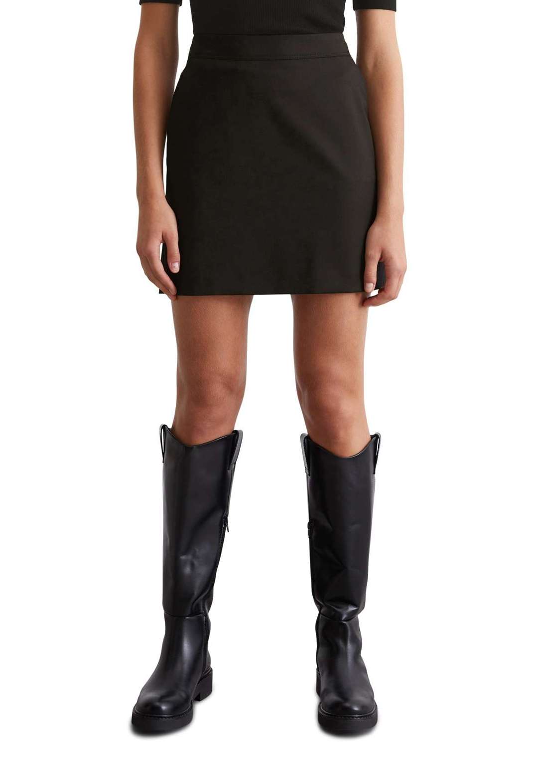 Тканая юбка aus Wolle-Mix