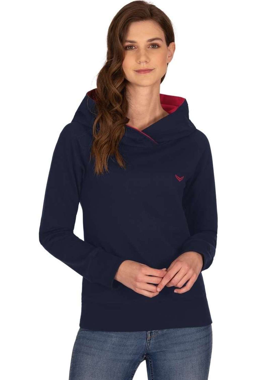 толстовка TRIGEMA Modischer Hoodie aus Biobaumwolle (kbA)