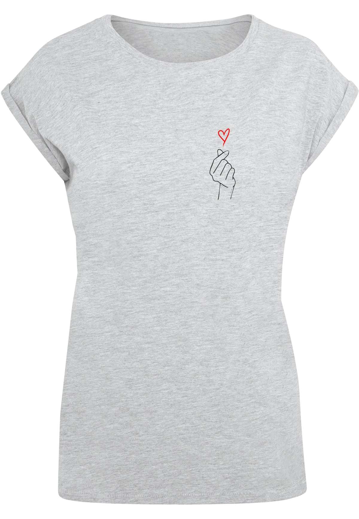 футболка Damen Ladies K Heart Extended Shoulder Tee