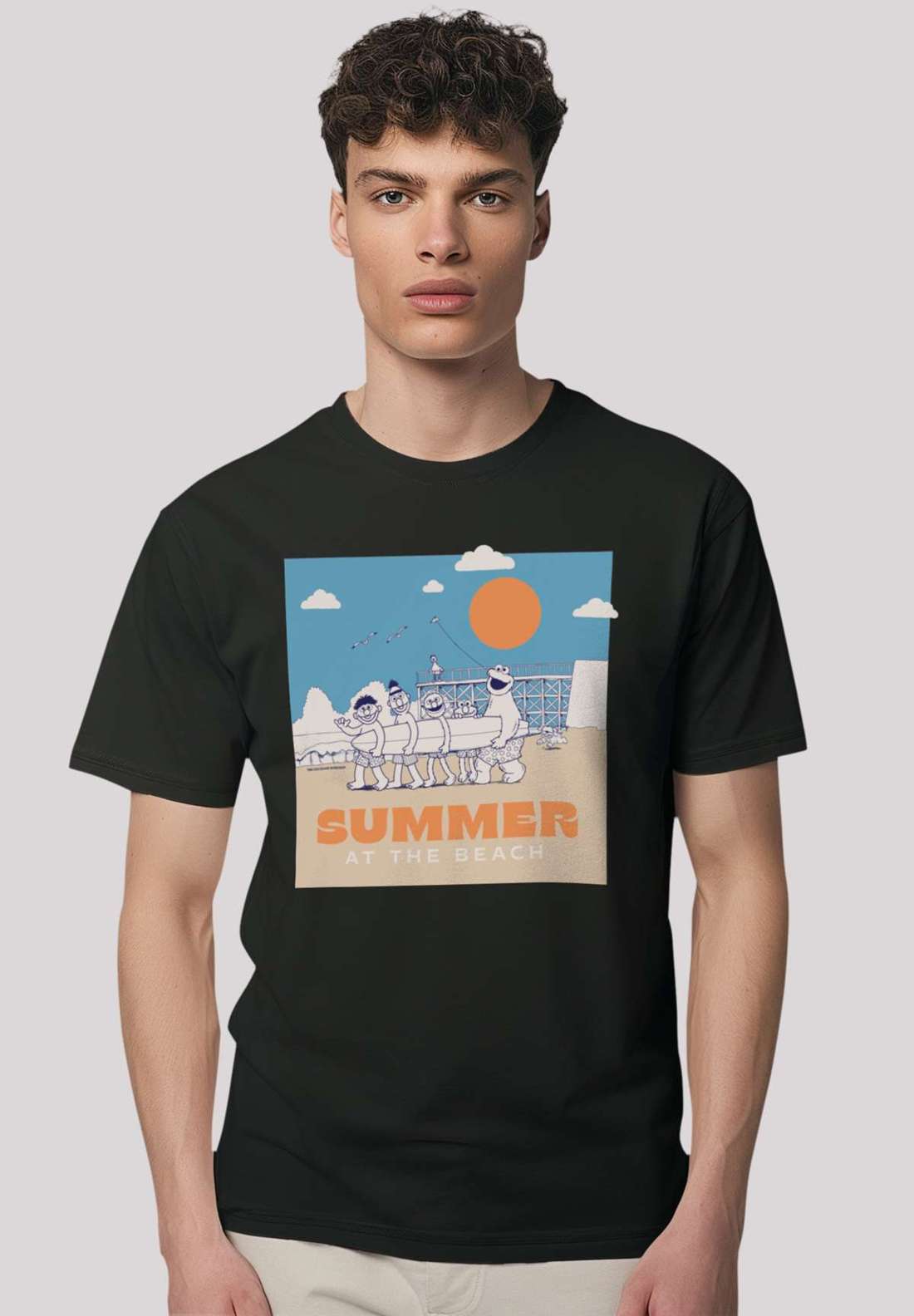футболка Sesamstraße Summer at the Beach